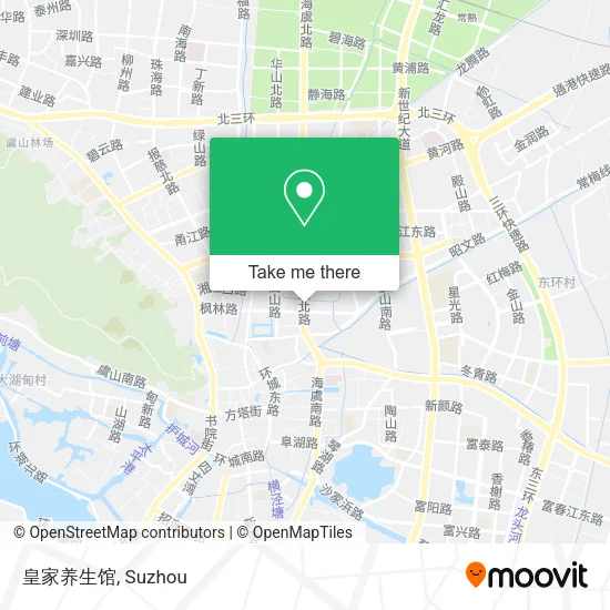 皇家养生馆 map