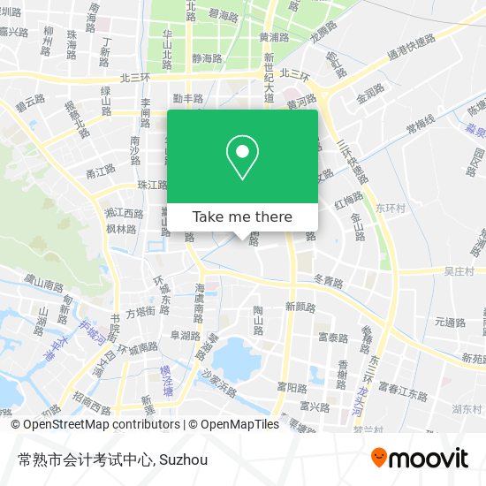 常熟市会计考试中心 map