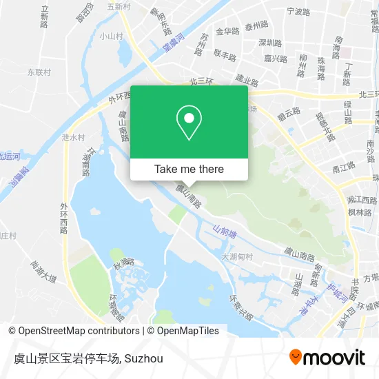虞山景区宝岩停车场 map
