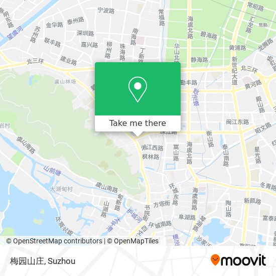 梅园山庄 map