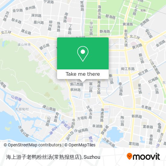 海上游子老鸭粉丝汤(常熟报慈店) map