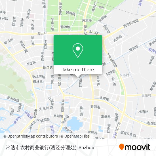 常熟市农村商业银行(漕泾分理处) map