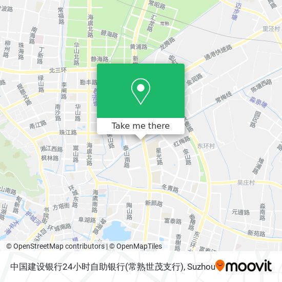 中国建设银行24小时自助银行(常熟世茂支行) map