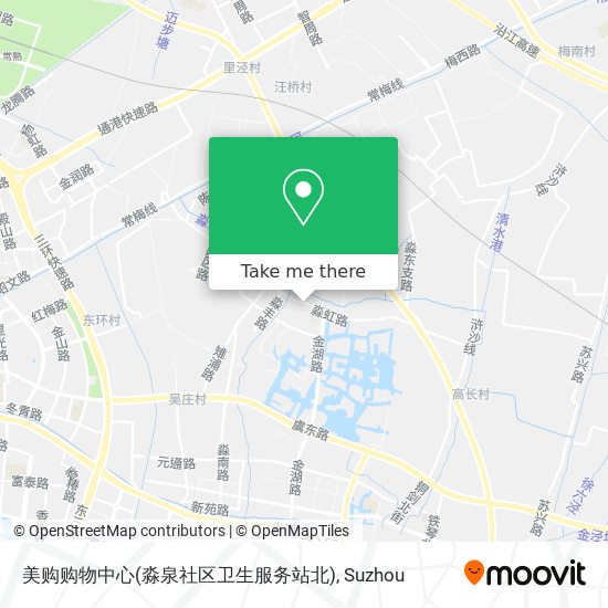 美购购物中心(淼泉社区卫生服务站北) map