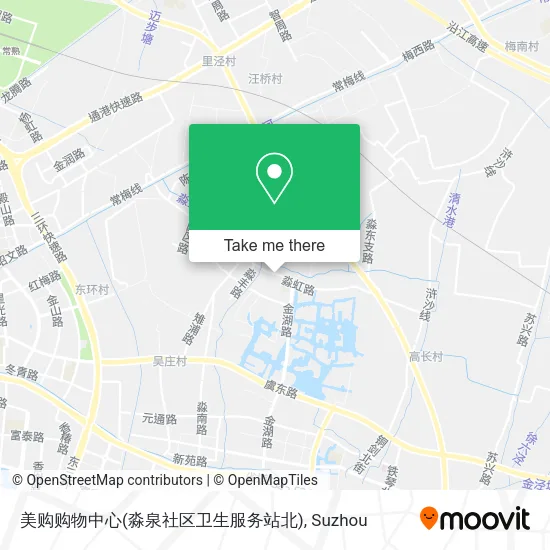 美购购物中心(淼泉社区卫生服务站北) map