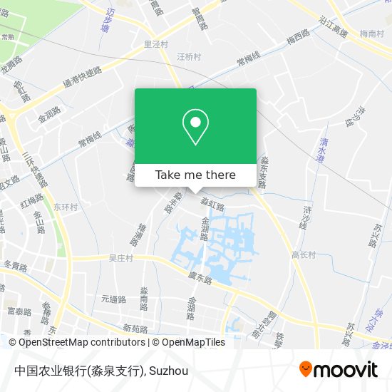 中国农业银行(淼泉支行) map