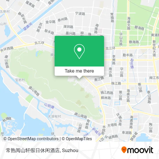 常熟阅山轩假日休闲酒店 map