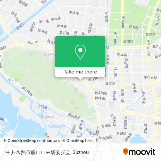 中共常熟市虞山山林场委员会 map
