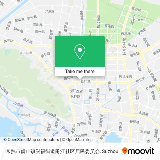 常熟市虞山镇兴福街道甬江社区居民委员会 map