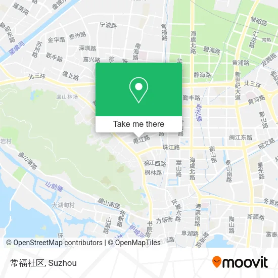 常福社区 map