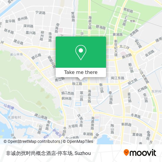 非诚勿扰时尚概念酒店-停车场 map