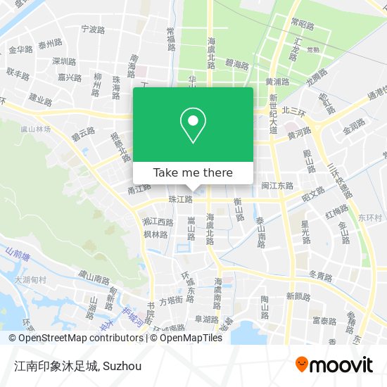 江南印象沐足城 map
