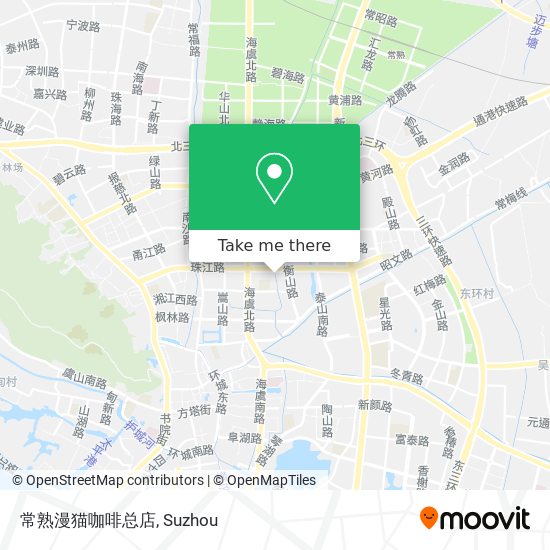 常熟漫猫咖啡总店 map