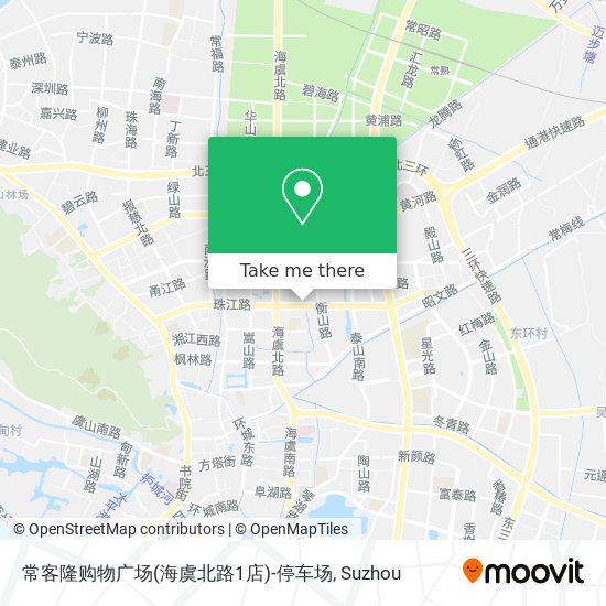 常客隆购物广场(海虞北路1店)-停车场 map