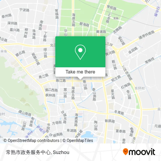 常熟市政务服务中心 map