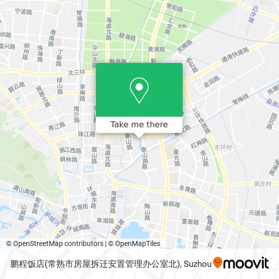 鹏程饭店(常熟市房屋拆迁安置管理办公室北) map