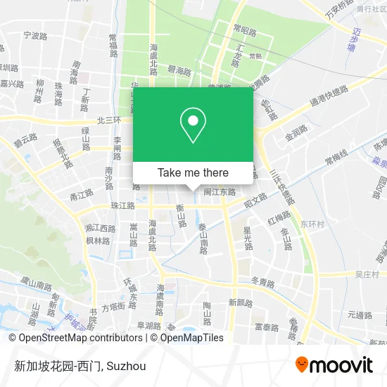 新加坡花园-西门 map