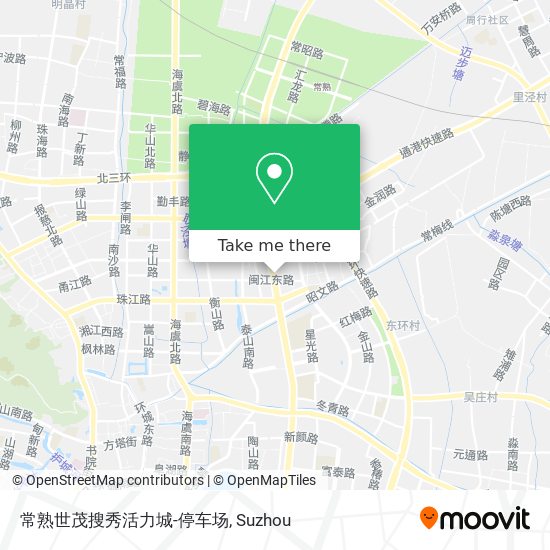 常熟世茂搜秀活力城-停车场 map