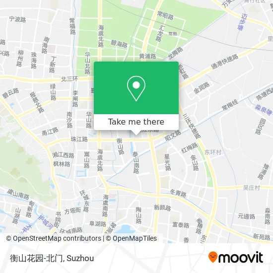 衡山花园-北门 map