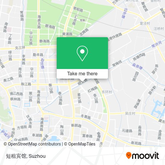 短租宾馆 map