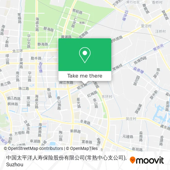 中国太平洋人寿保险股份有限公司(常熟中心支公司) map