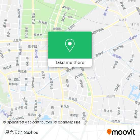 星光天地 map