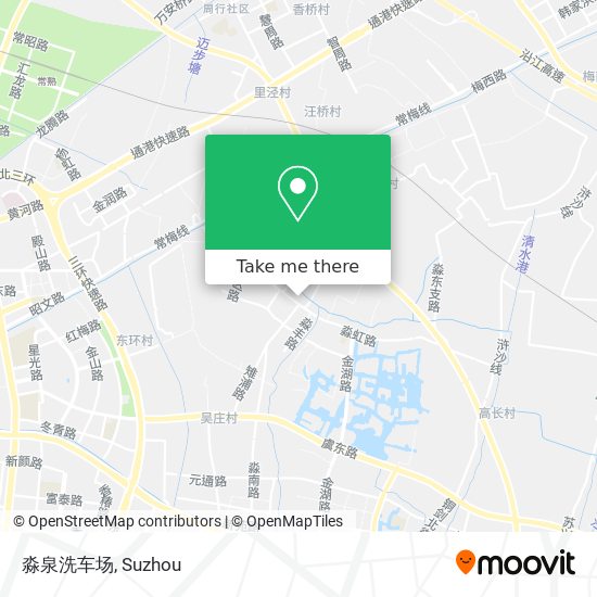 淼泉洗车场 map