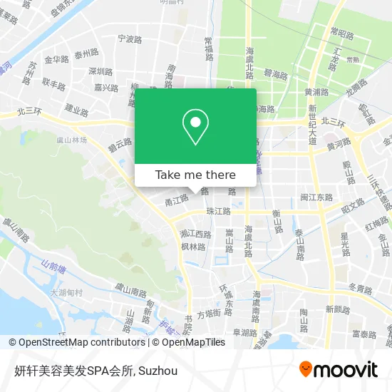 妍轩美容美发SPA会所 map
