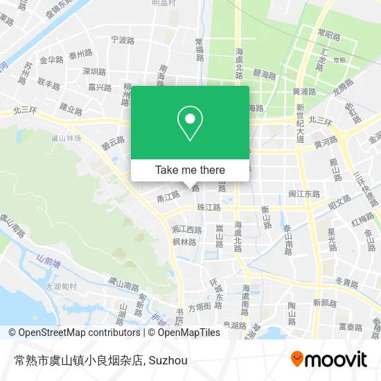 常熟市虞山镇小良烟杂店 map