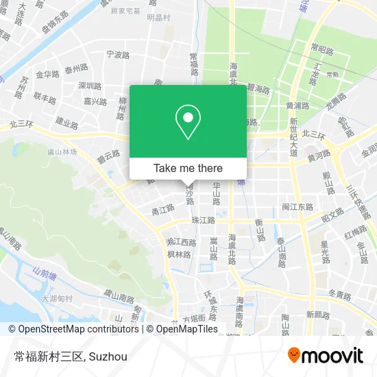 常福新村三区 map