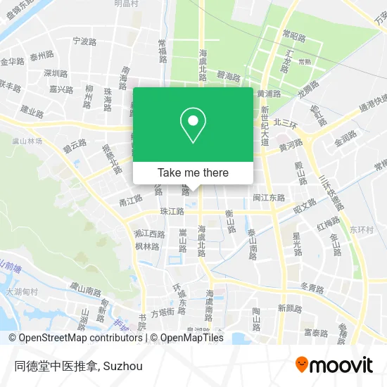 同德堂中医推拿 map