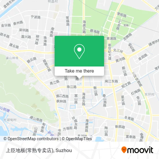 上臣地板(常熟专卖店) map