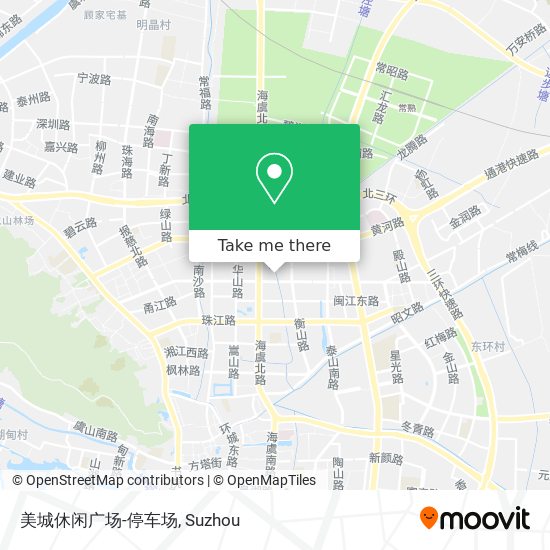 美城休闲广场-停车场 map
