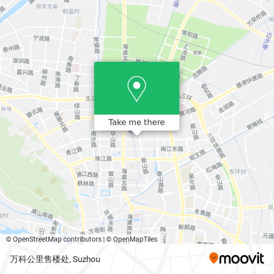 万科公里售楼处 map