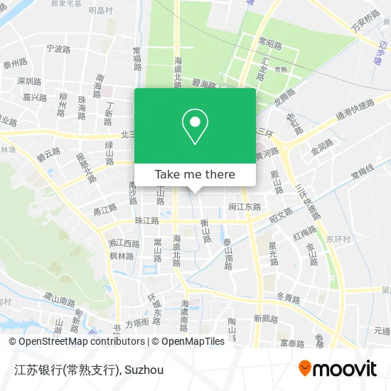 江苏银行(常熟支行) map