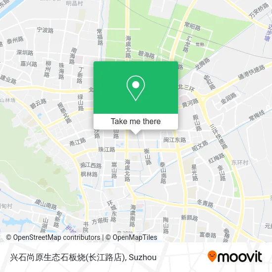 兴石尚原生态石板烧(长江路店) map
