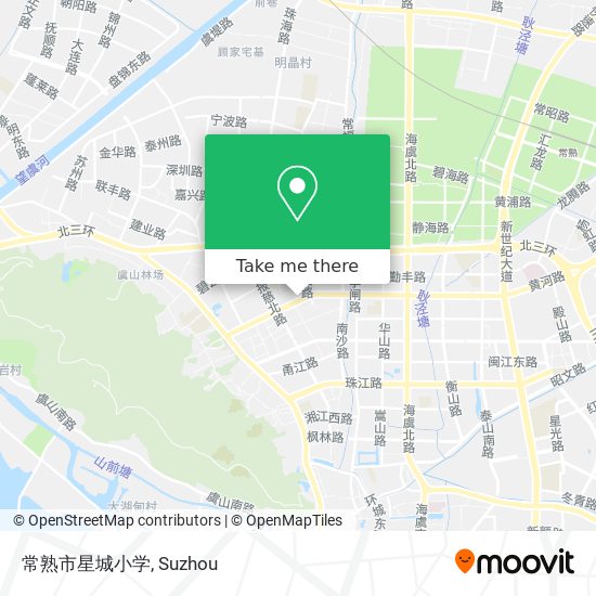 常熟市星城小学 map