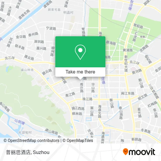 普丽思酒店 map