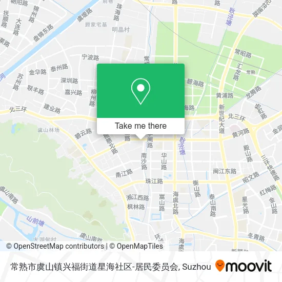 常熟市虞山镇兴福街道星海社区-居民委员会 map