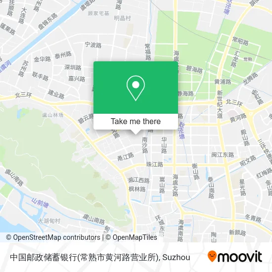中国邮政储蓄银行(常熟市黄河路营业所) map