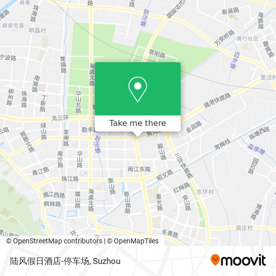 陆风假日酒店-停车场 map