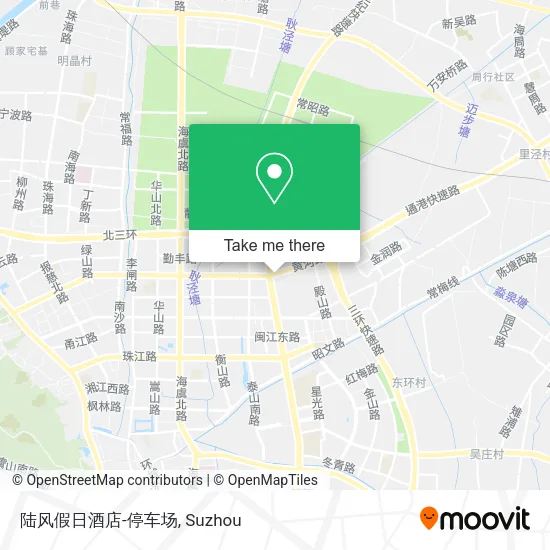 陆风假日酒店-停车场 map