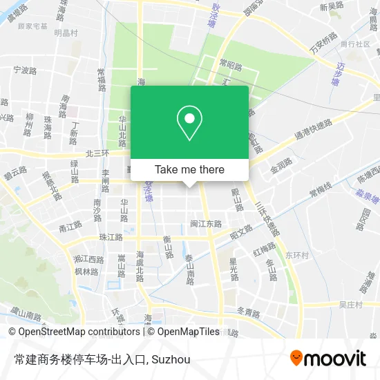 常建商务楼停车场-出入口 map