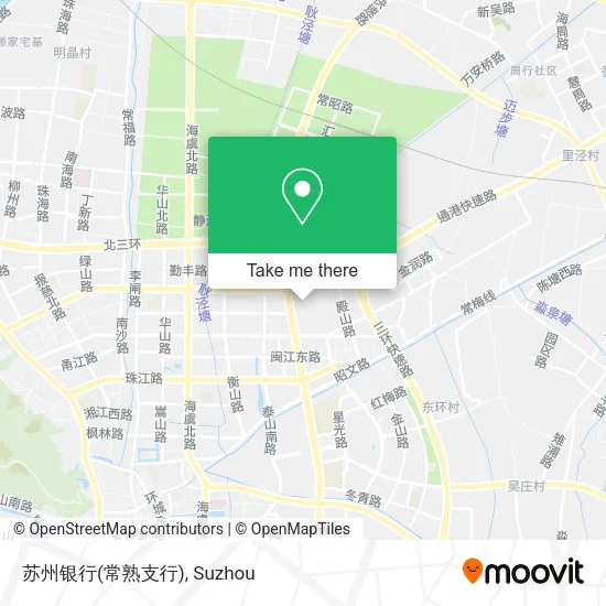 苏州银行(常熟支行) map