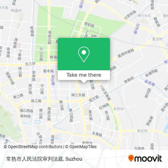 常熟市人民法院审判法庭 map