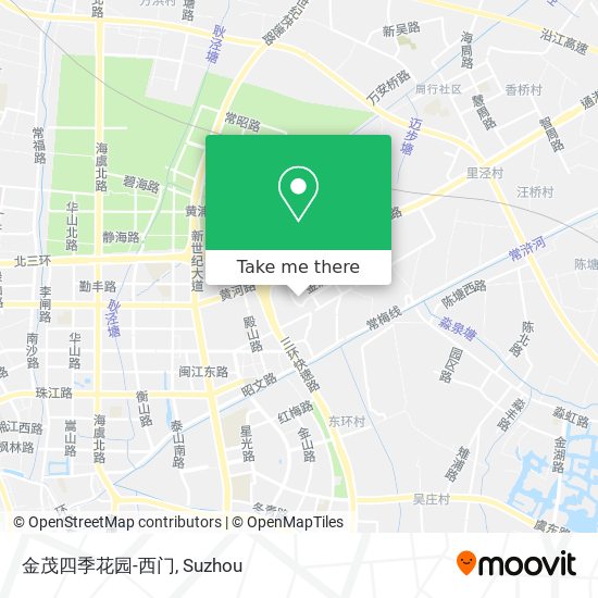 金茂四季花园-西门 map