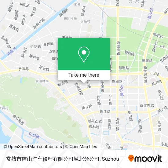 常熟市虞山汽车修理有限公司城北分公司 map