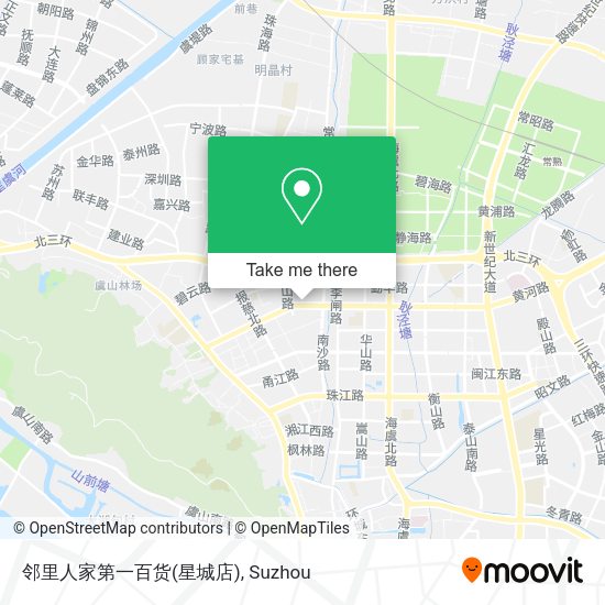 邻里人家第一百货(星城店) map