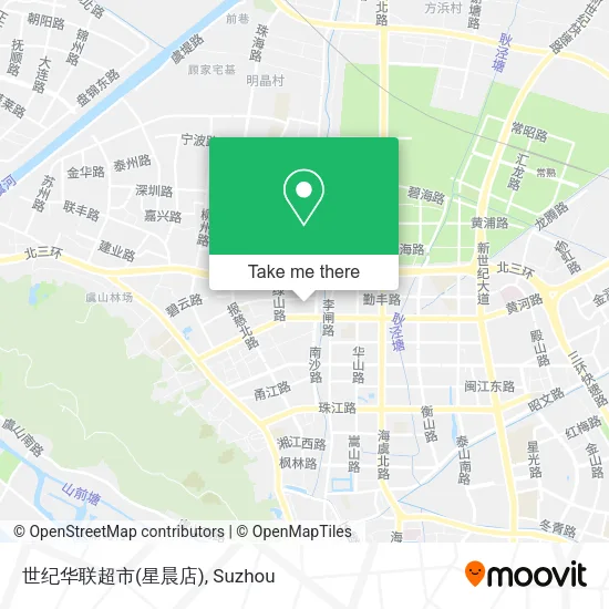 世纪华联超市(星晨店) map
