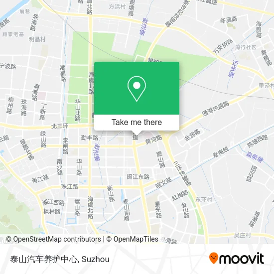 泰山汽车养护中心 map